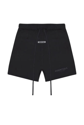 E*SENTIALS FEAR OF GOD SHORTS BLACK